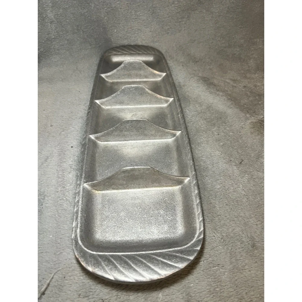 Vintage Wilton Armetale Divided Relish Tray 4 Section Serving Dish Pewter 20